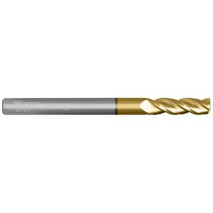 1/4'' X 3/4'' 3 FLUTE W/.030'' CORNER RADIUS-TiN COATING