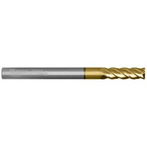 1/4'' X 3/4'' 4 FLUTE VARIABLE FLUTE W/.030'' CORNER RADIUS-TiN COATING