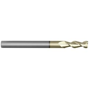 1/4'' X 1-1/4'' 2 FLUTE HIGH HELIX-ZrN COATING
