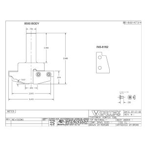 8550 BODY W/ INS-8162 INSERT