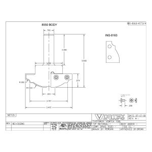 8550 BODY W/ INS-8163 INSERT