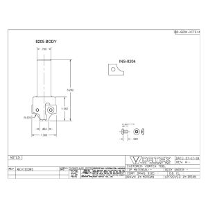8205 BODY W/ INS-8204 INSERT