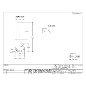 7964 BODY W/ INS-8209 INSERT