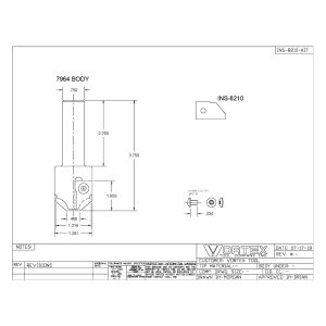 7964 BODY W/ INS-8210 INSERT