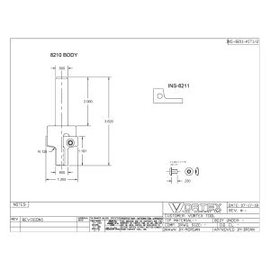 8210 BODY W/ INS-8211 INSERT