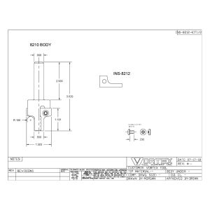 8210 BODY W/ INS-8212 INSERT