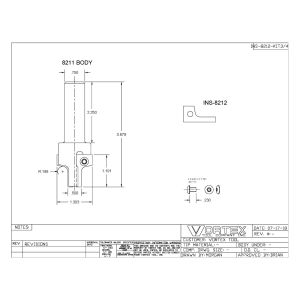 8211 BODY W/ INS-8212 INSERT