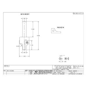 8210 BODY W/ INS-8214 INSERT