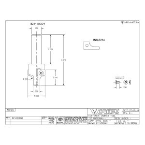 8211 BODY W/ INS-8214 INSERT