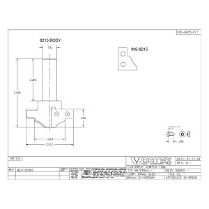8215 BODY W/ INS-8215 INSERT