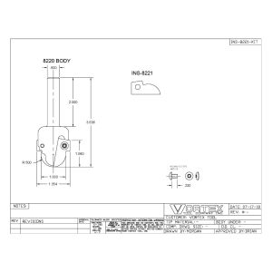 8220 BODY W/ INS-8221 INSERT
