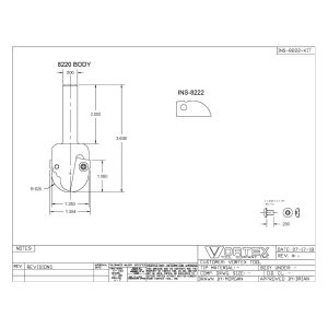 8220 BODY W/ INS-8222 INSERT