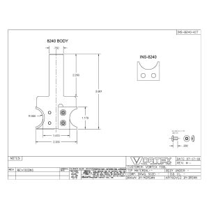 8240 BODY W/ INS-8240 INSERT