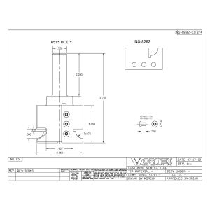 8515 BODY W/ INS-8282 INSERTS