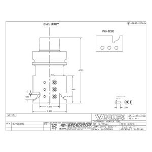 8525 BODY W/ INS-8282 INSERT