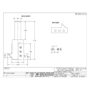8510 BODY W/ INS-8284 INSERTS