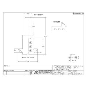 8510 BODY W/ INS-8285 INSERT