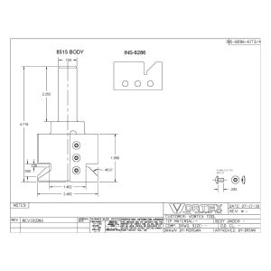 8515 BODY W/ INS-8286 INSERTS