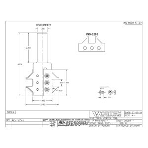 8530 BODY W/ INS-8288 INSERTS