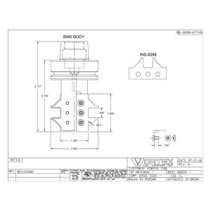 8540 BODY W/ INS-8288 INSERT