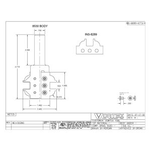 8530 BODY W/ INS-8289 INSERT