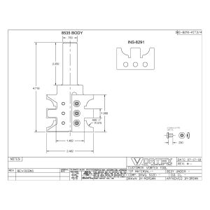 8535 BODY W/ INS-8291 INSERT