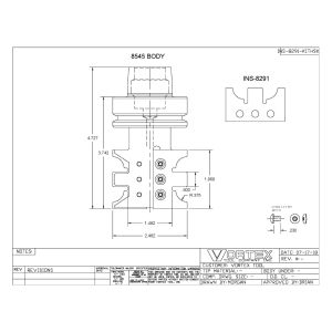 8545 BODY W/ INS-8291 INSERT