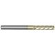 1/4'' X 1/2'' 4 FLUTE W/.030'' CORNER RADIUS-ZrN COATING